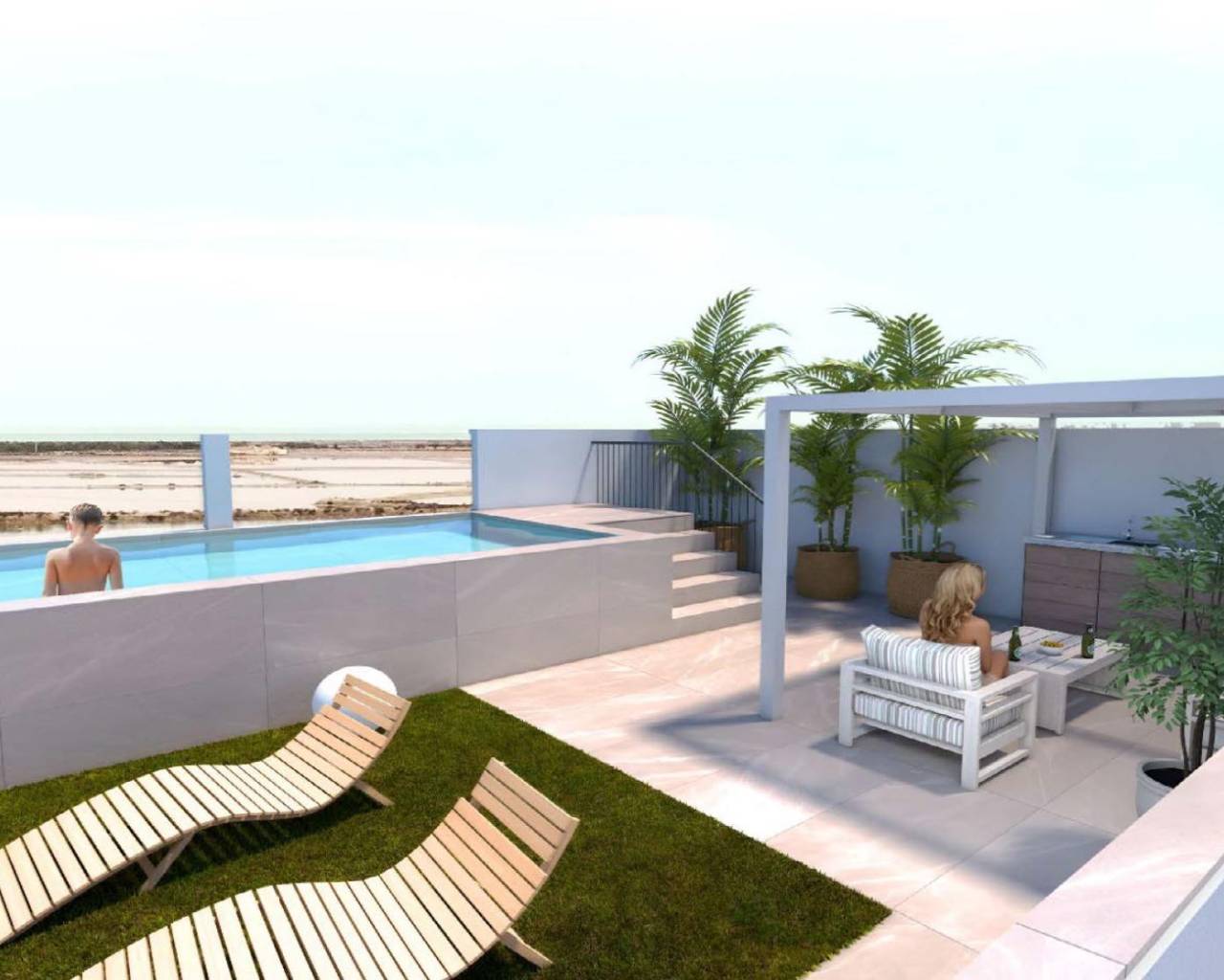 Bungalow · Nueva construcción  · San Pedro del Pinatar · Lo pagan