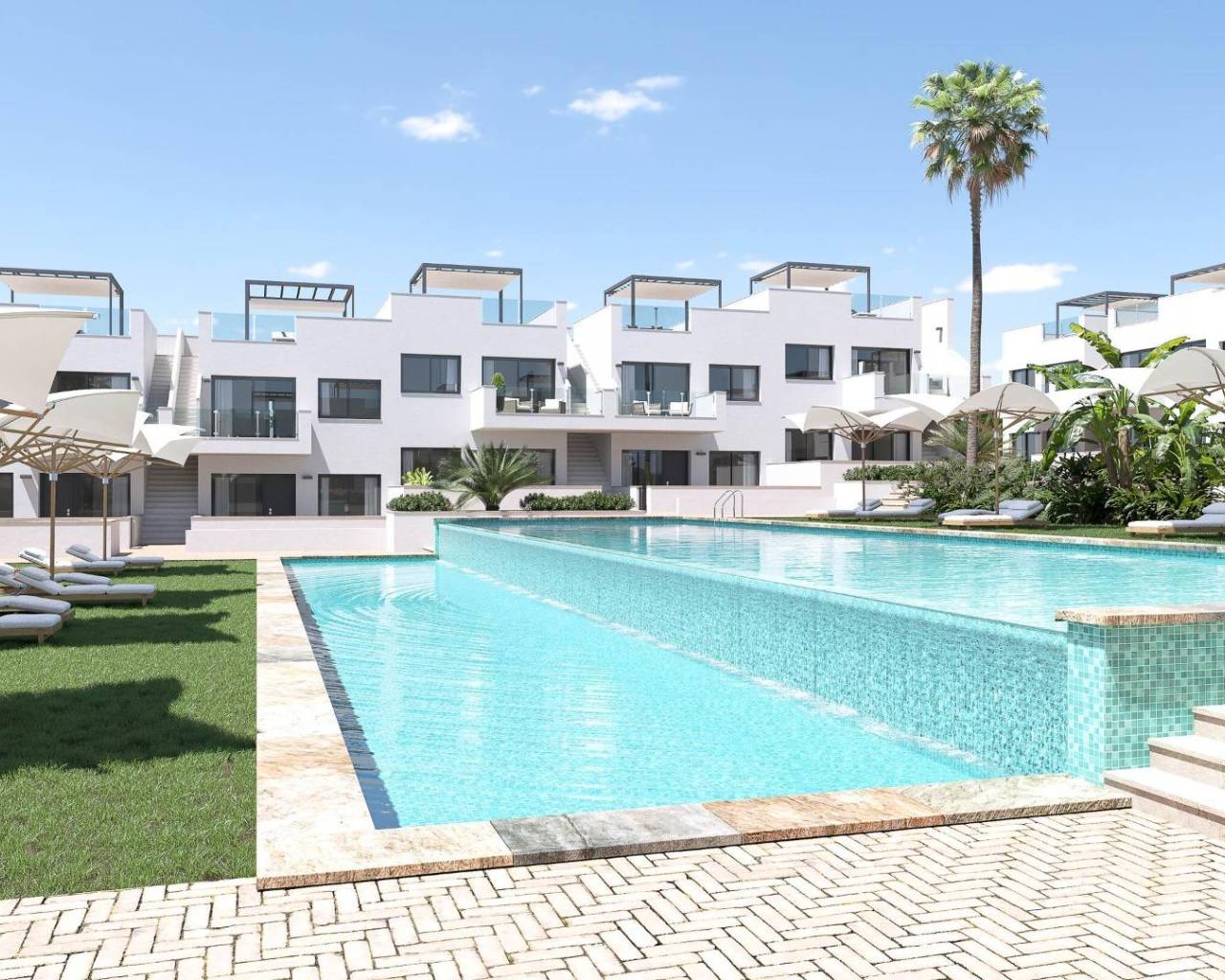Bungalow · Nueva construcción  · Torrevieja · Los balcones