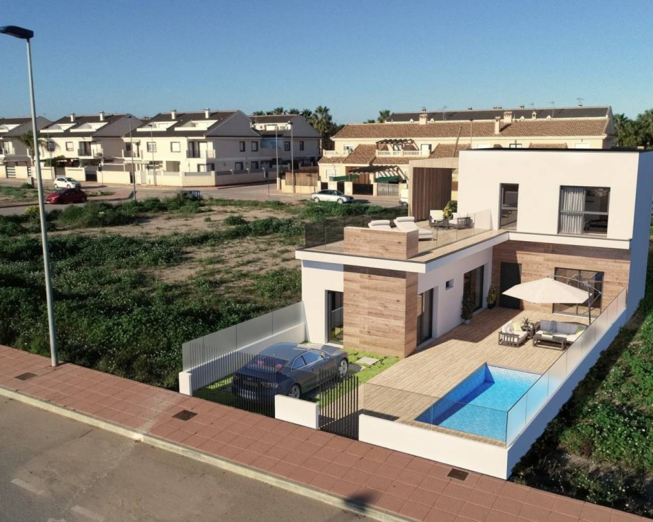 Casa de pueblo · Nueva construcción  · San Javier · Parque del doce