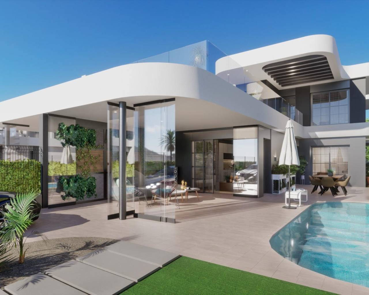 Villa · Nueva construcción  · Los Alcazares · Serena Golf
