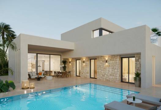 Villa - Nybyggnation - Aspe - Poligono 19