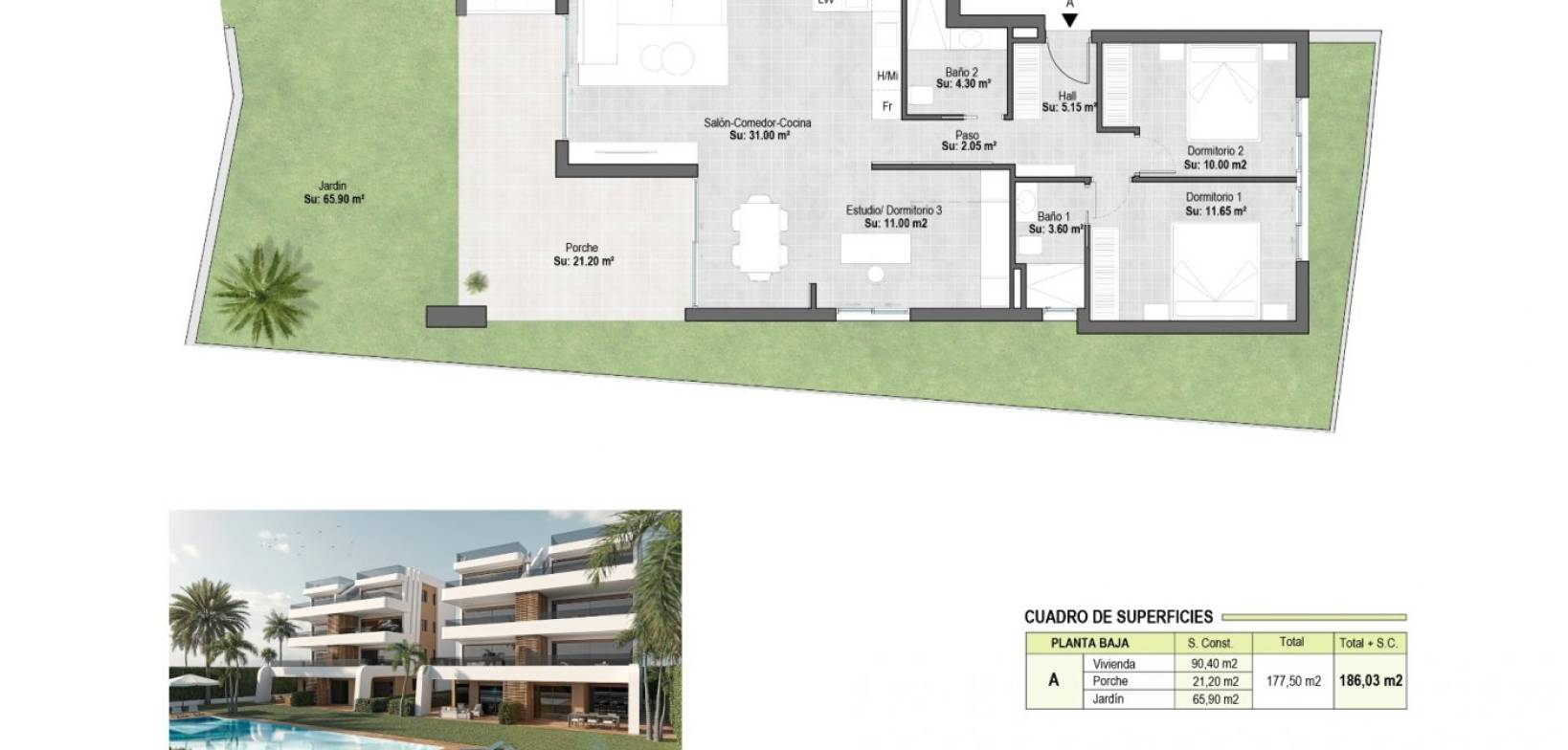 Nueva construcción  - Apartment - Alhama de Murcia - Condado de Alhama Resort