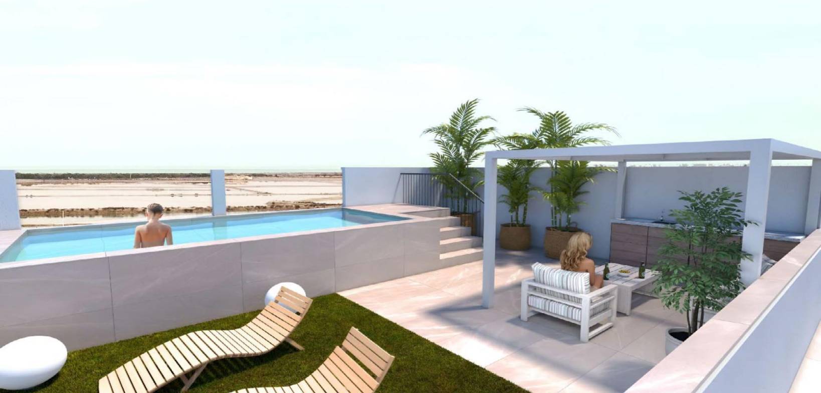 Nueva construcción  - Bungalow - San Pedro del Pinatar - Costa Calida