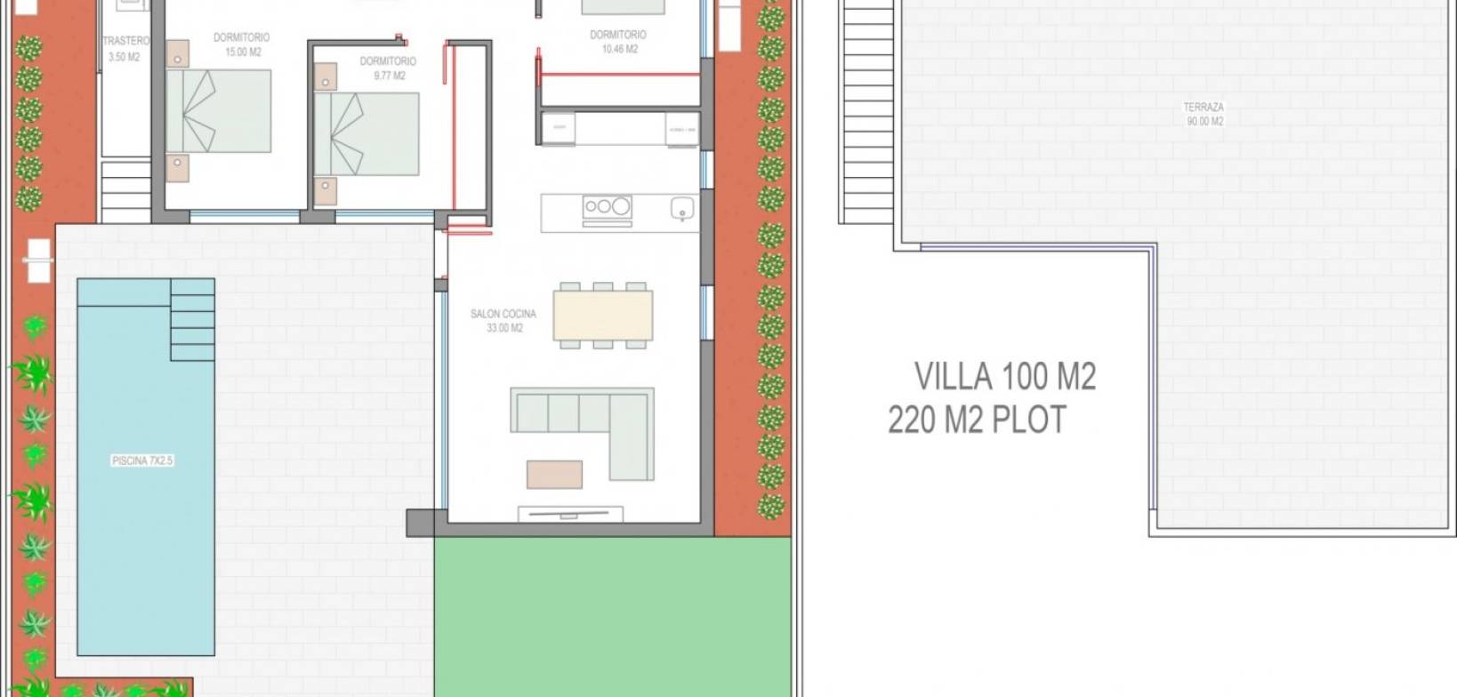 Nueva construcción  - Villa - Santiago de la ribera - Costa Calida