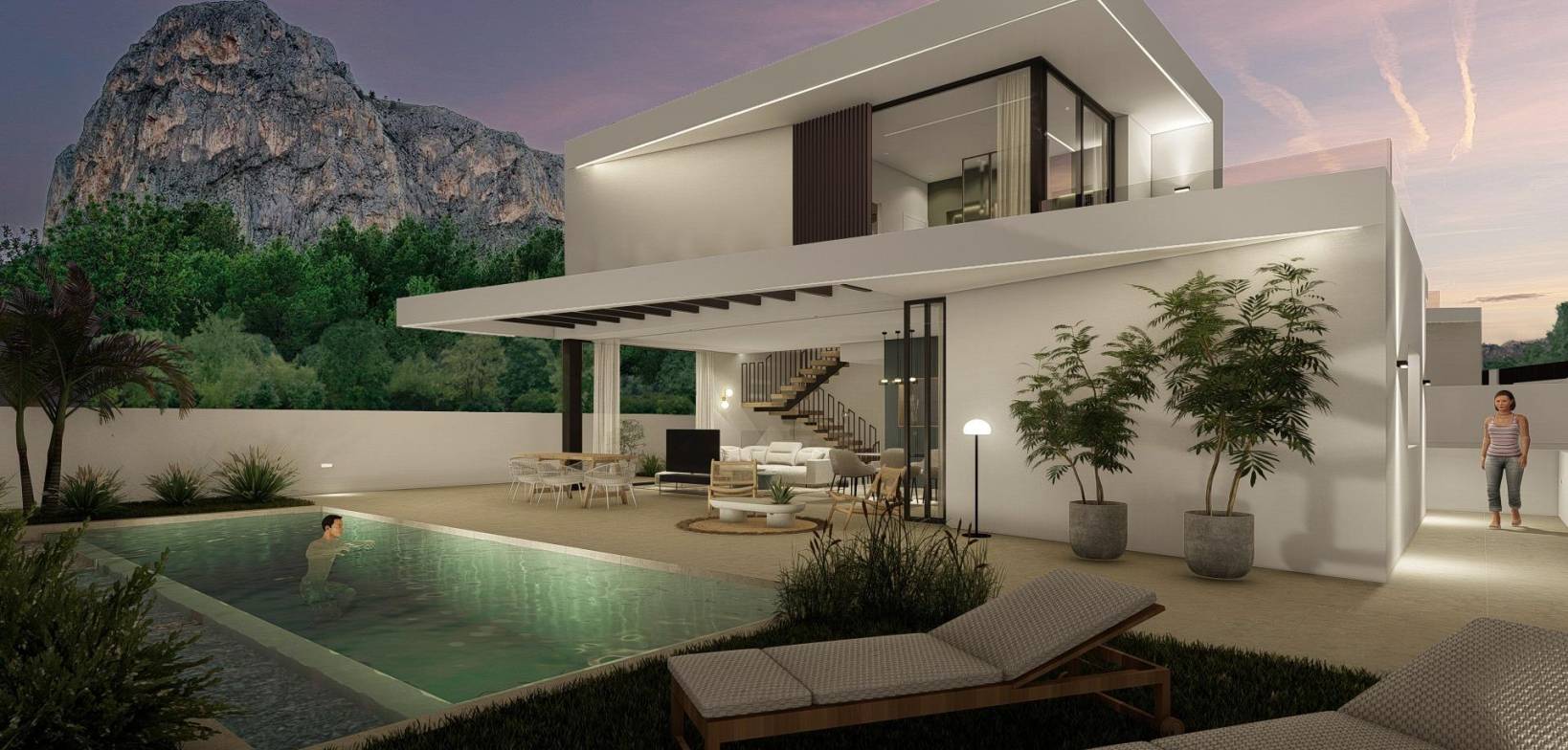 Nueva construcción  - Villa - Polop - Costa Blanca North