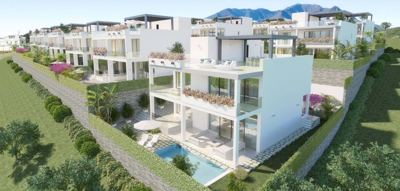 NIEUWBOUW - Villa - Estepona - Costa del Sol