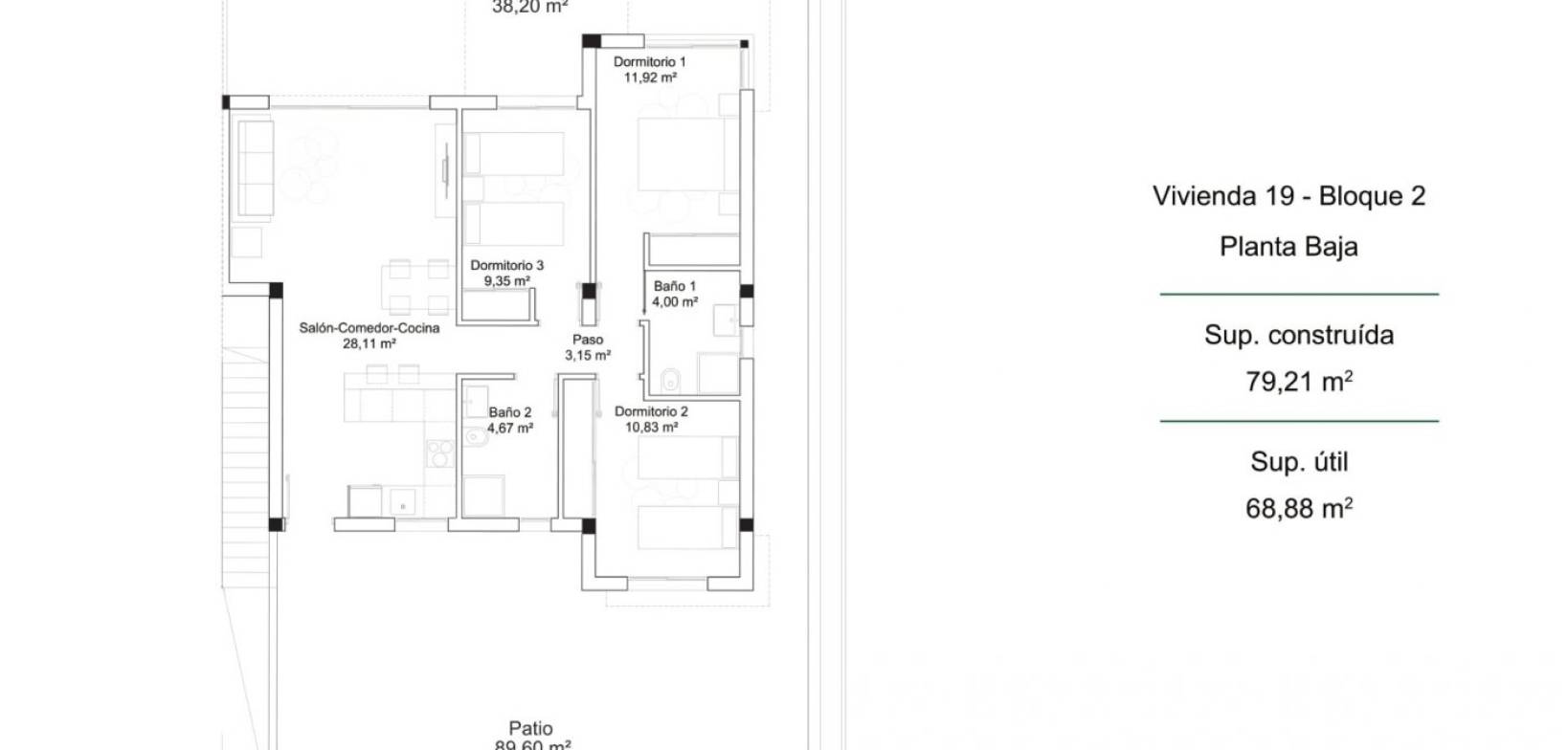 Nybyggnasjon - Bungalow - Orihuela Costa - Costa Blanca South