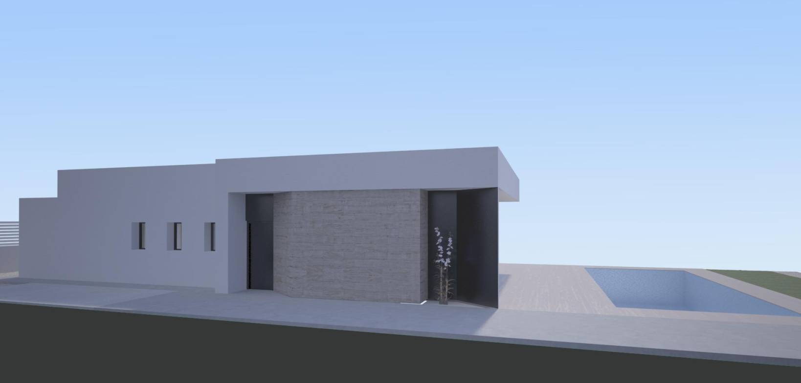 Nouvelle construction - Villa - Aspe - Costa Blanca North - Inland