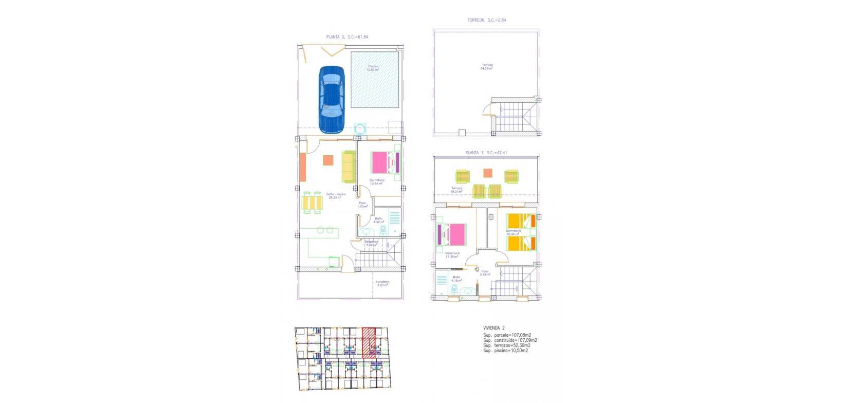 Nouvelle construction - Maison de ville - Avileses - Costa Calida - Inland