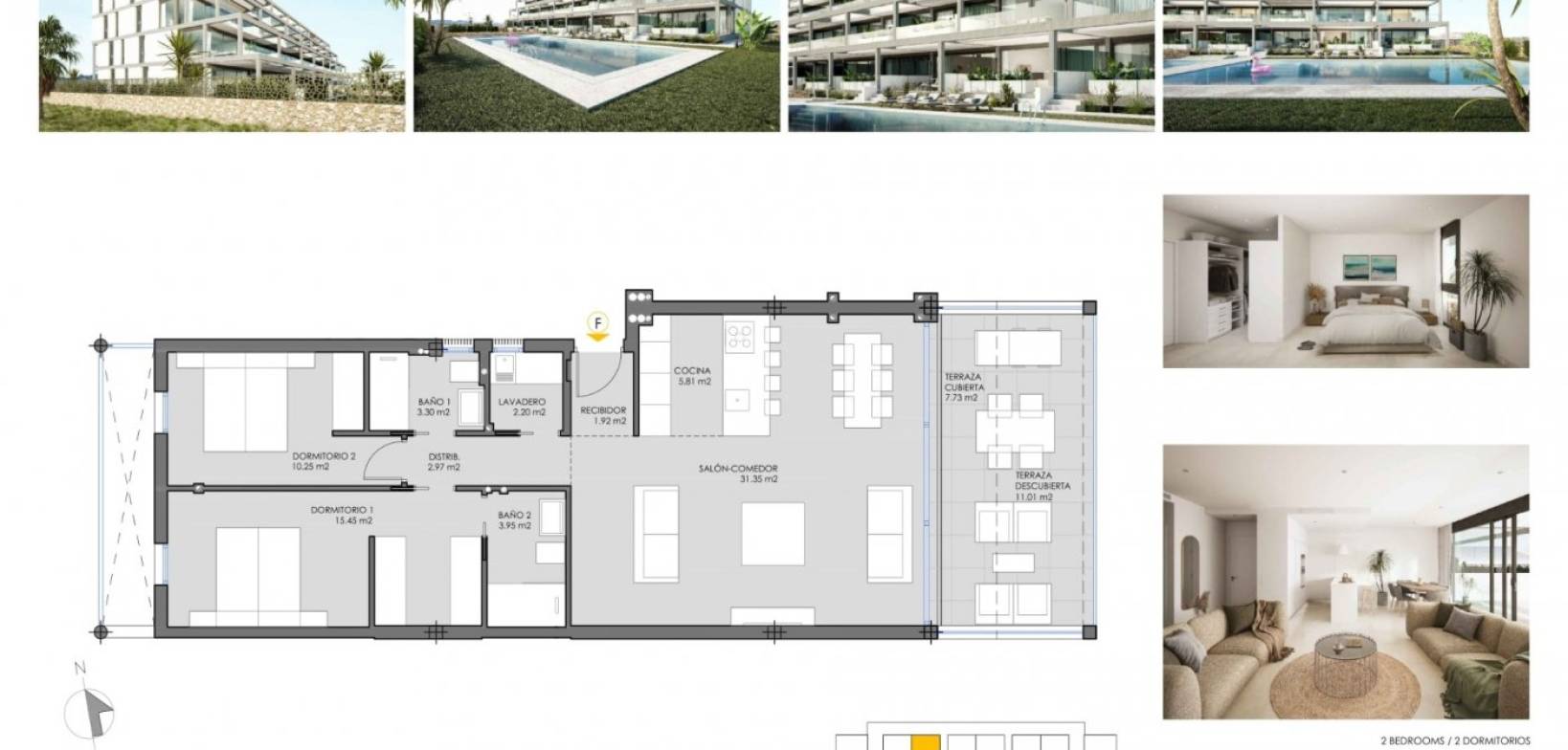 Nybyggnasjon - Apartment - Cartagena - Costa Calida