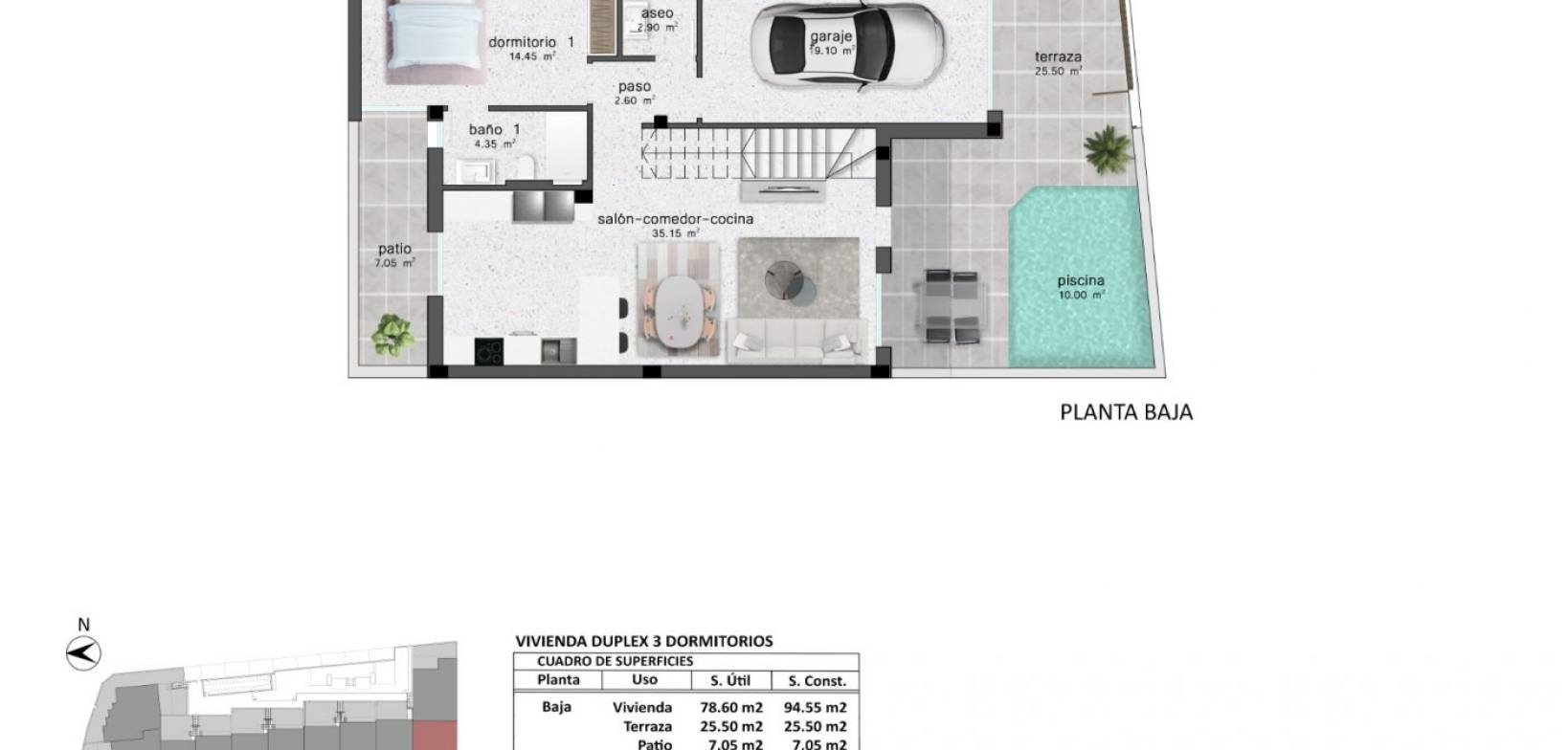 Nueva construcción  - Casa de pueblo - Pilar de la Horadada - Costa Blanca South