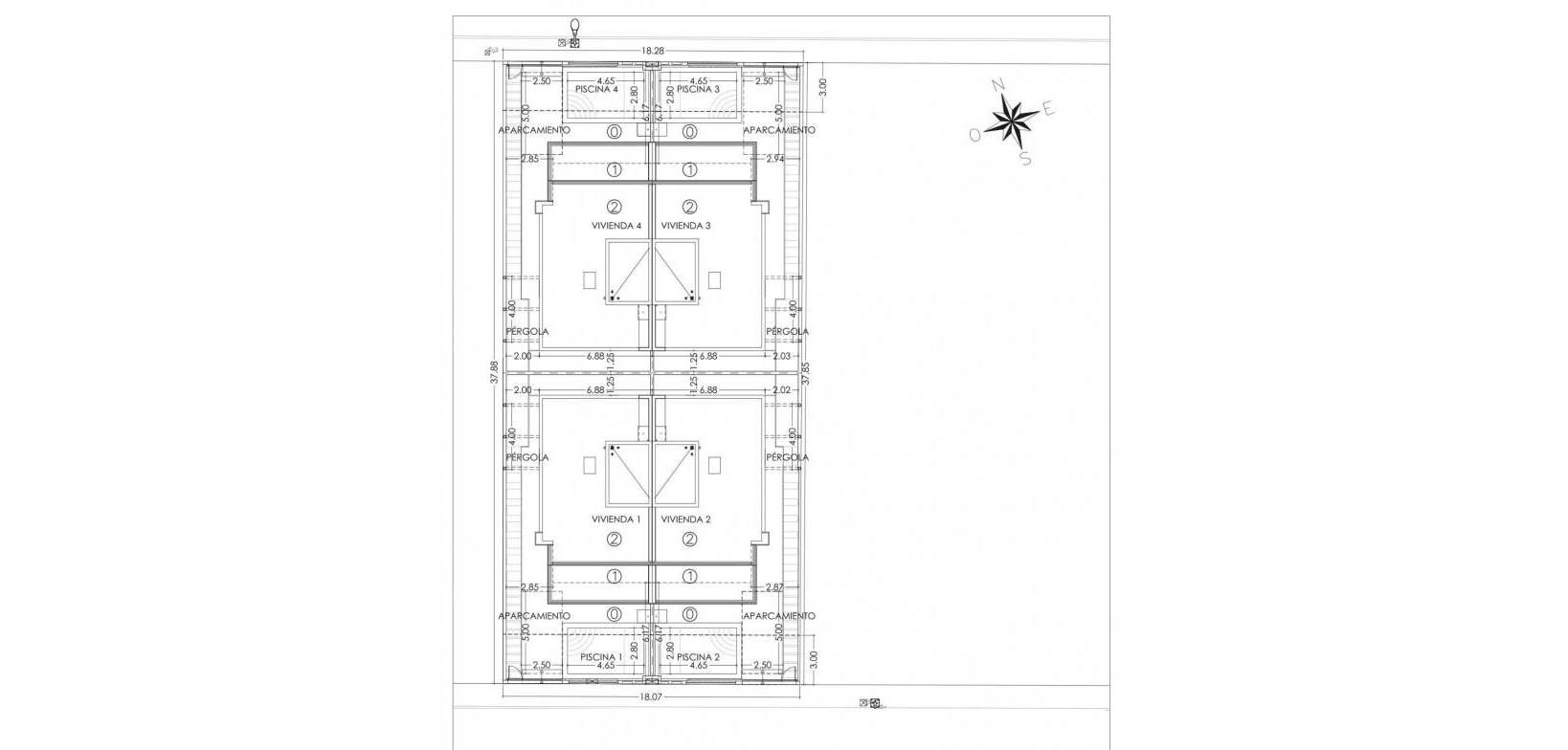 NIEUWBOUW - Quad huis - San Pedro del Pinatar - Costa Calida