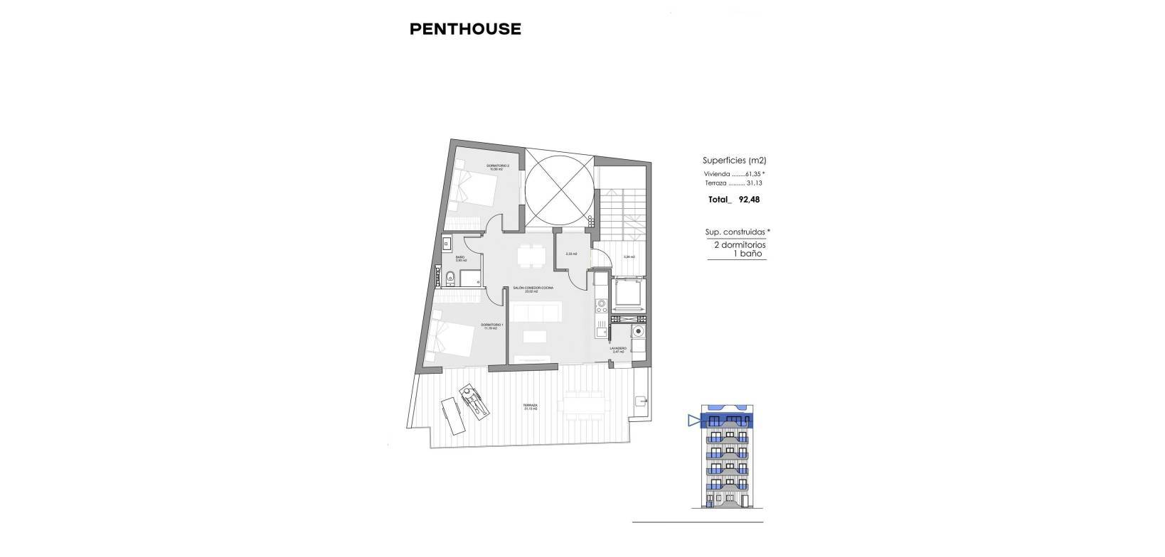 Nueva construcción  - Ático - Torrevieja - Costa Blanca South