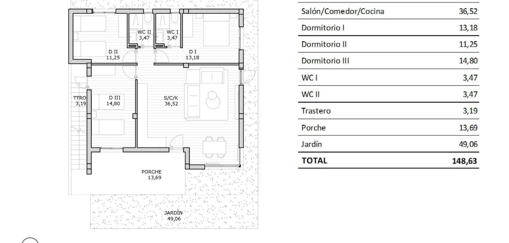 Neubau - Bungalow - San Miguel de Salinas - Costa Blanca South