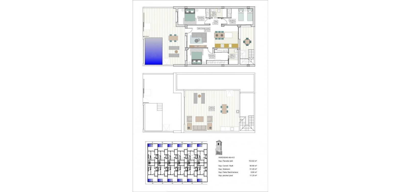 Nouvelle construction - Maison de ville - Torre Pacheco - Costa Calida