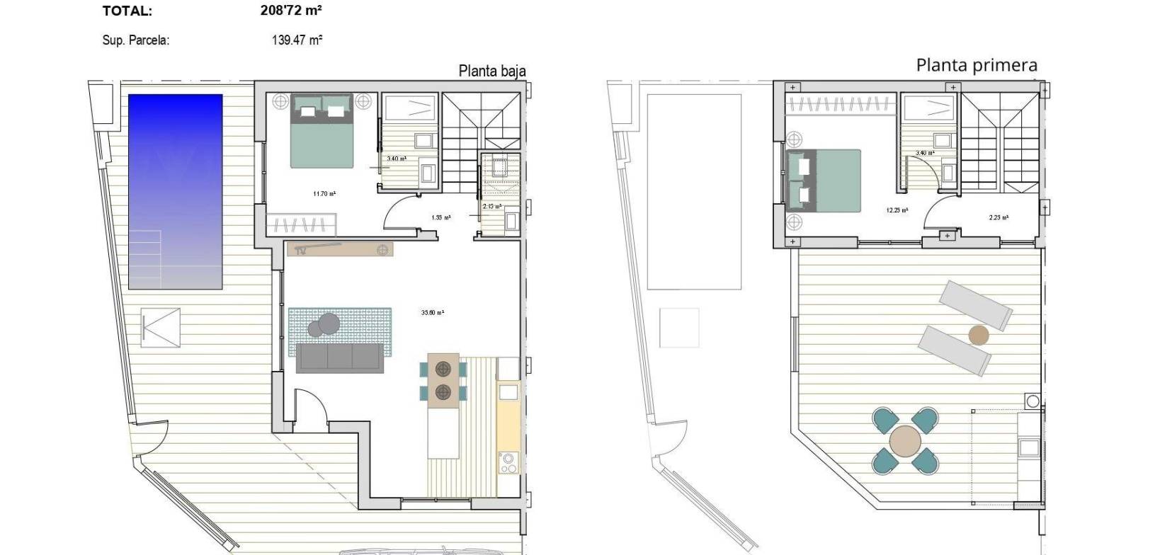 Neubau - Quad-Haus - Torre Pacheco - Costa Calida