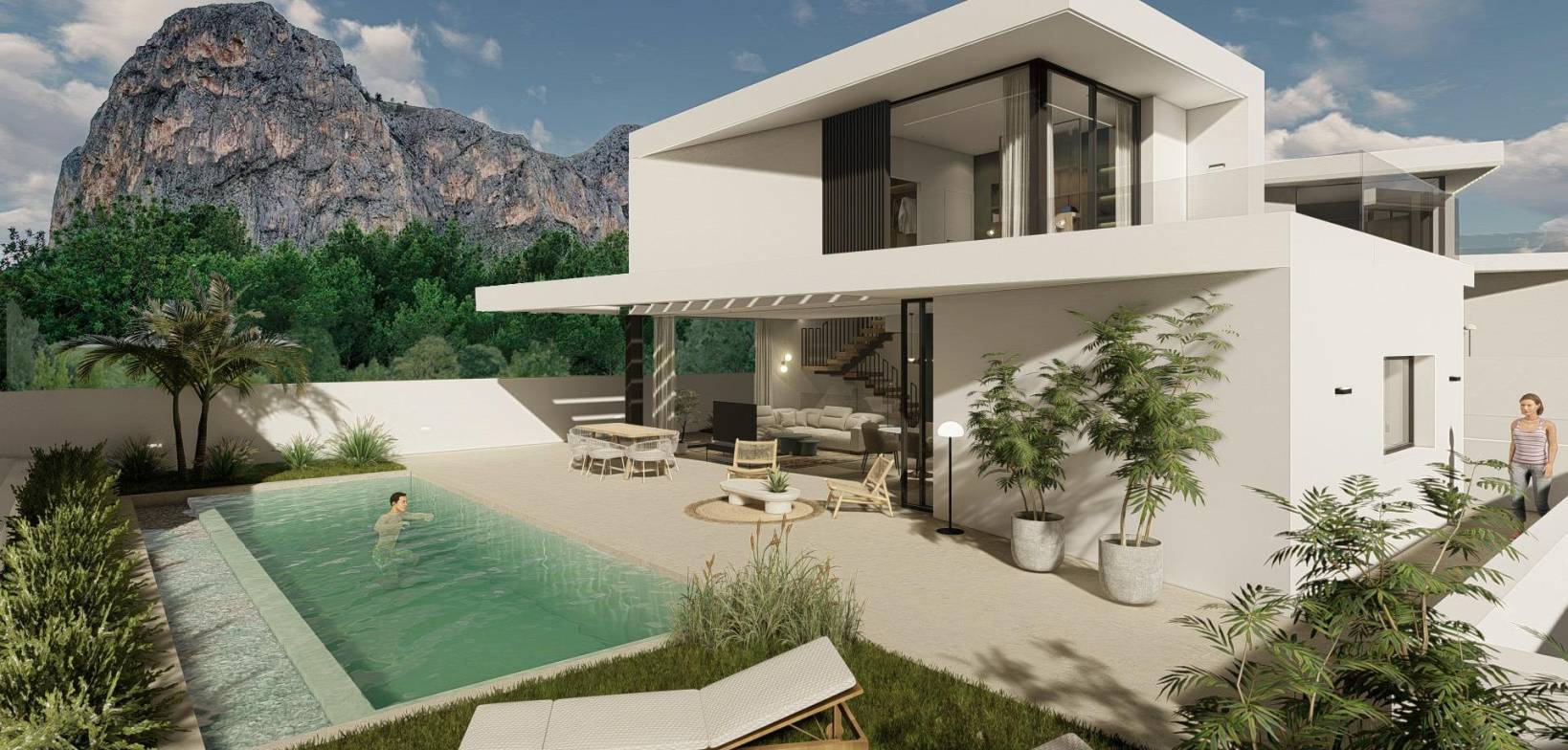 Nueva construcción  - Villa - Polop - Costa Blanca North