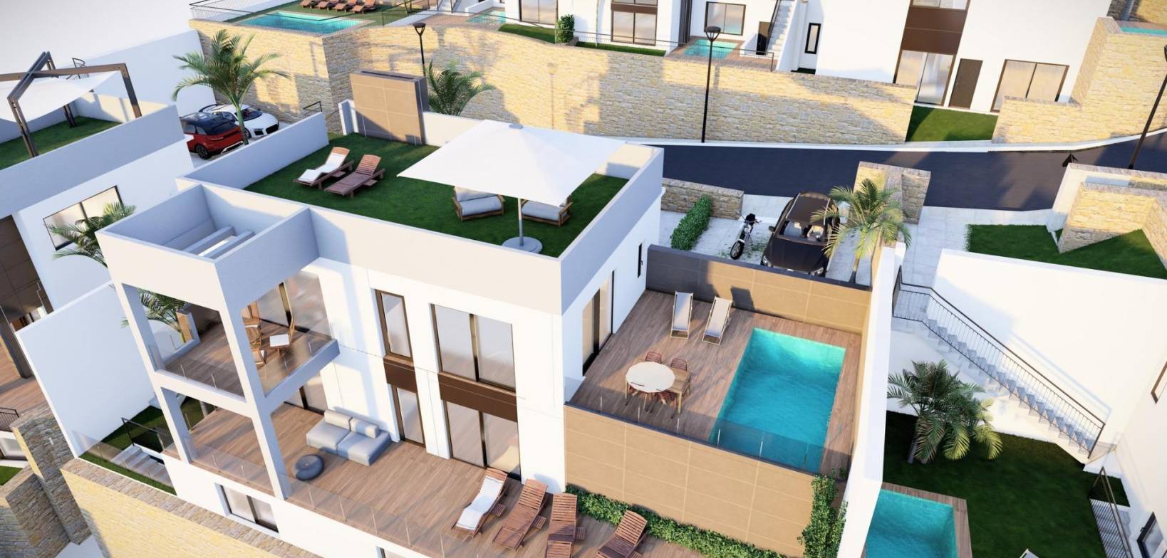 NIEUWBOUW - Villa - Algorfa - Costa Blanca South