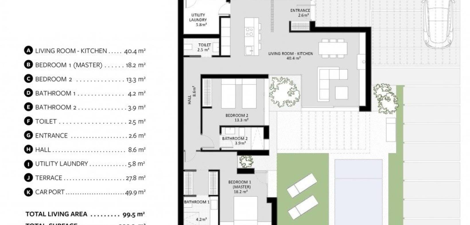 Nueva construcción  - Villa - BAÑOS Y MENDIGO - Altaona golf and country village