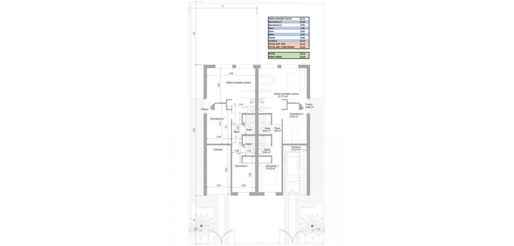 Nueva construcción  - Villa - Los Alcazares - Serena Golf