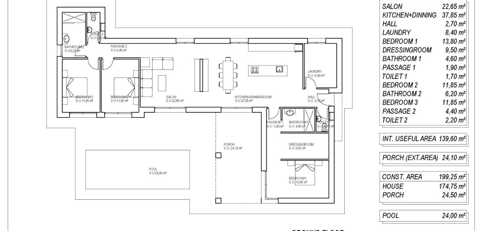 New Build - Villa - Pinoso - Campo