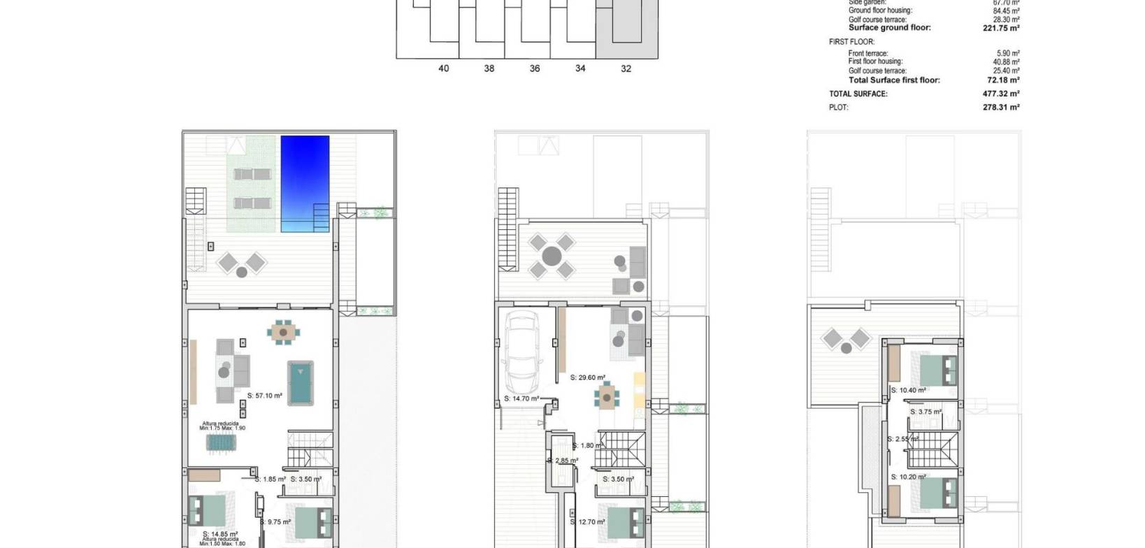 Nueva construcción  - Villa - Los Alcazares - Serena Golf