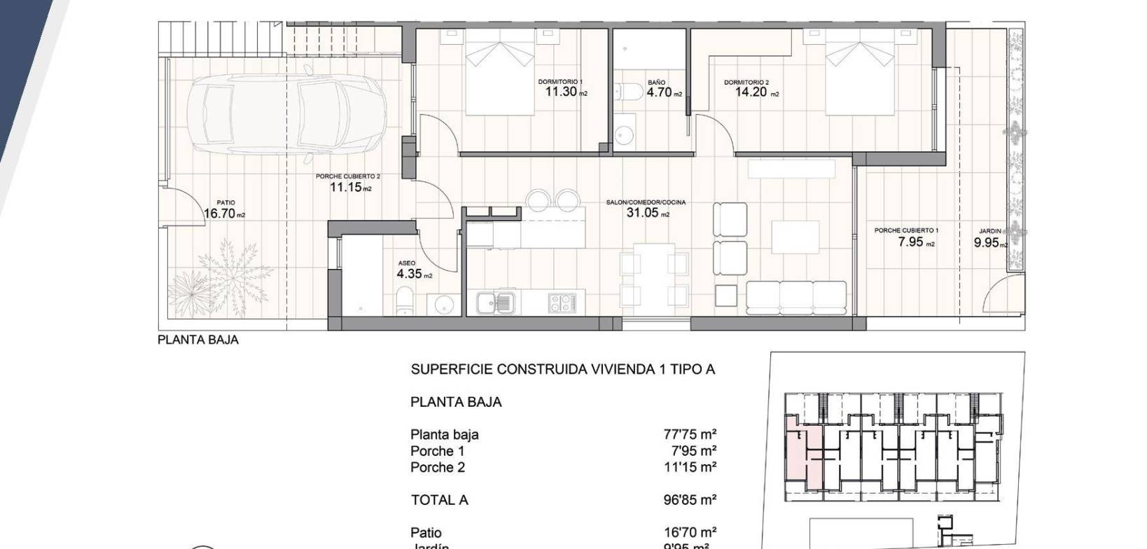 Nybyggnasjon - Bungalow - Pilar de la Horadada - Zona Pueblo