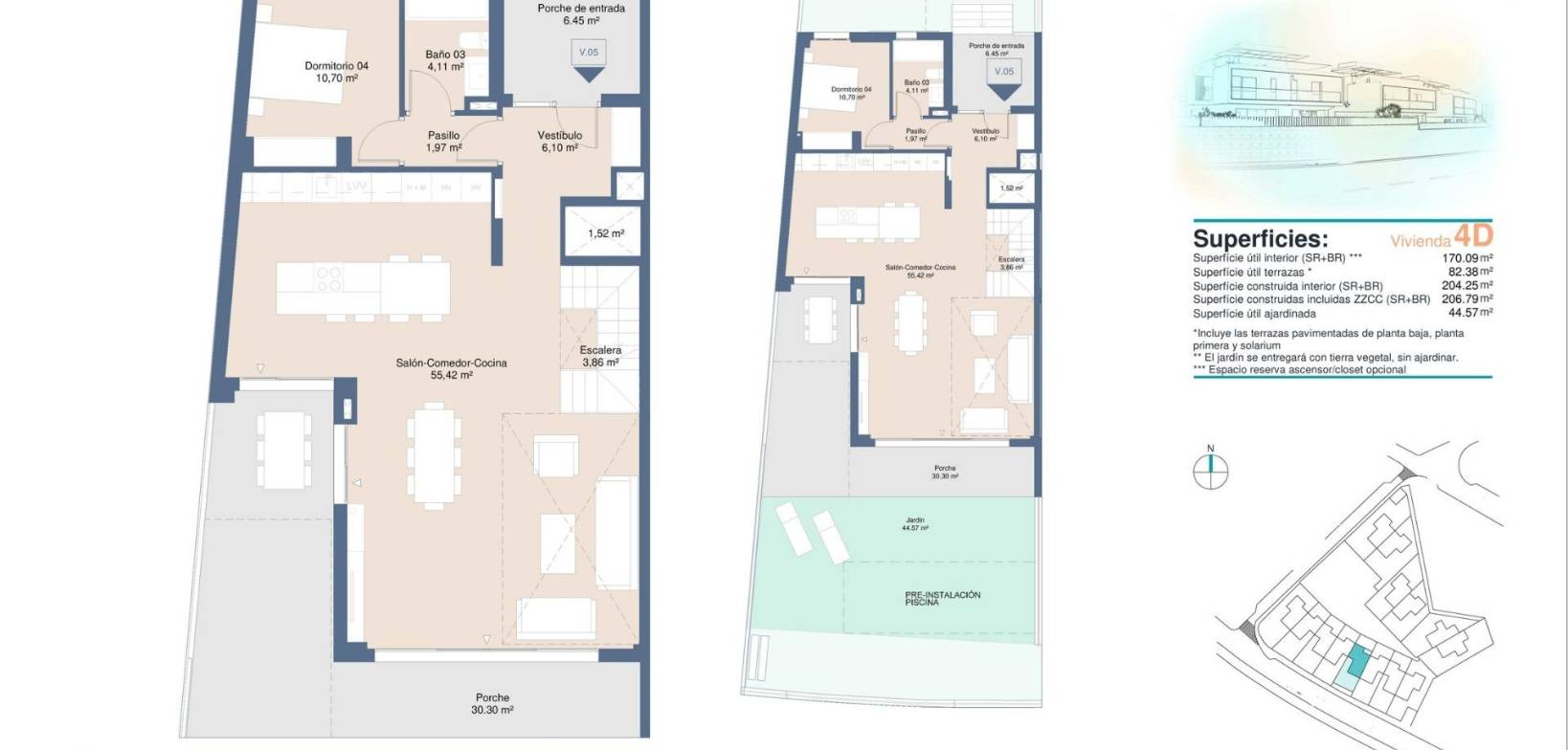 New Build - Town House - San Juan Alicante - Cabo De Las Huertas
