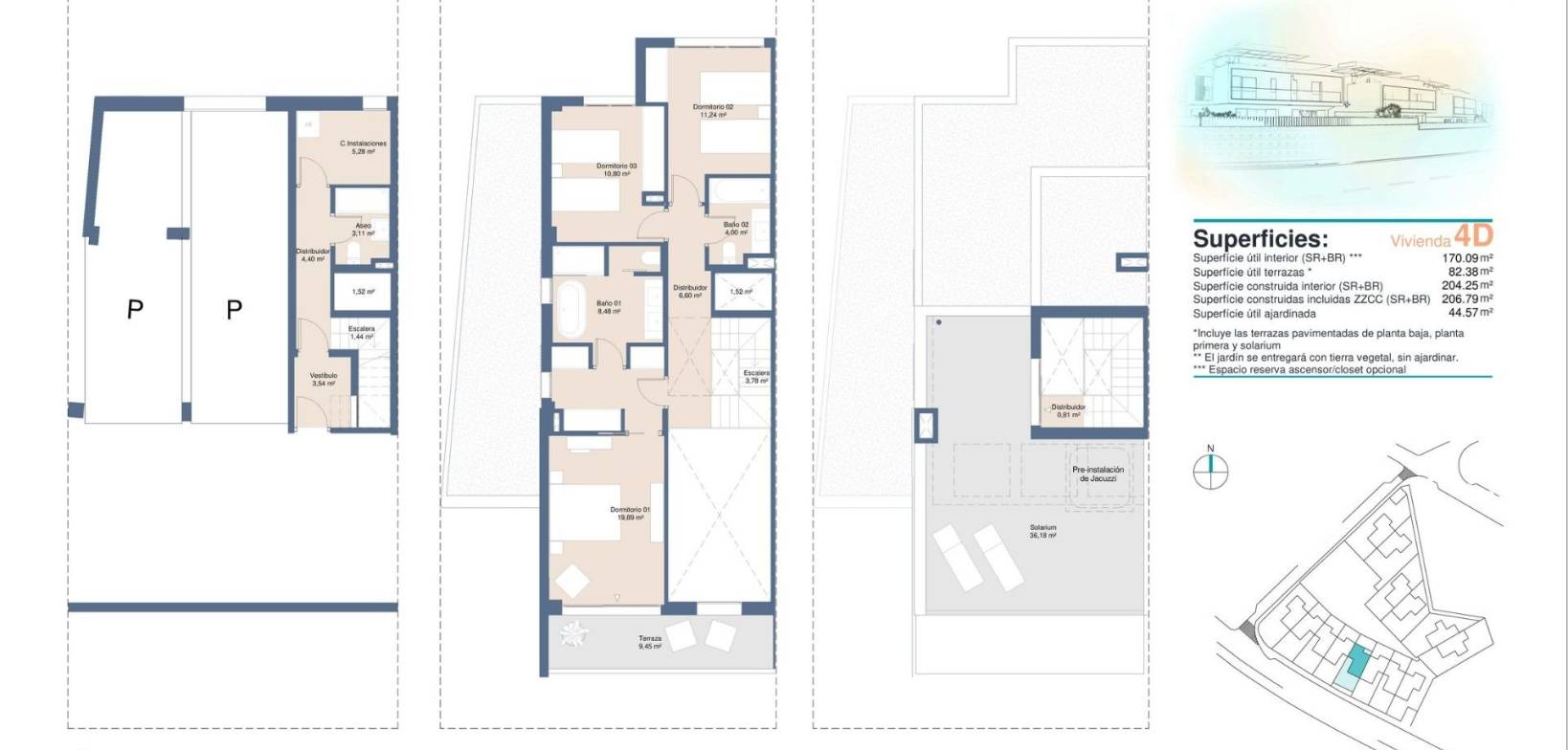 New Build - Town House - San Juan Alicante - Cabo De Las Huertas