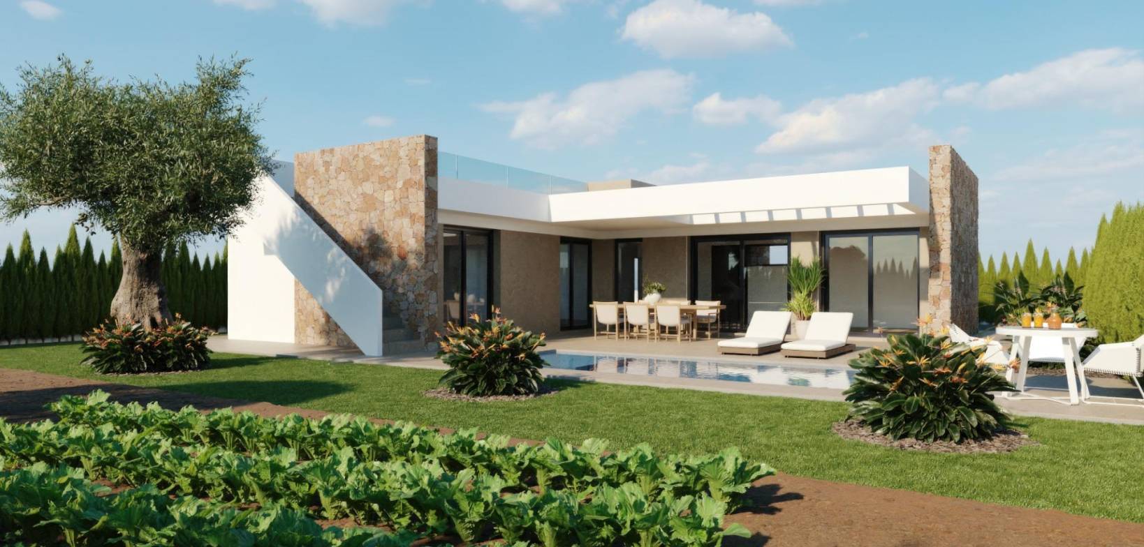 Nybyggnasjon - Villa - Fuente Álamo - Hacienda del Alamo