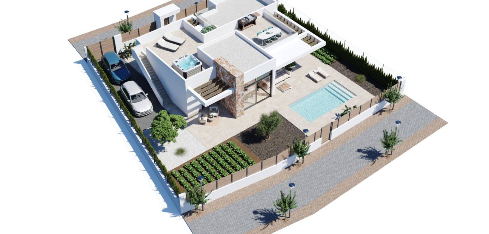 New Build - Villa - Fuente Álamo - Hacienda del Alamo