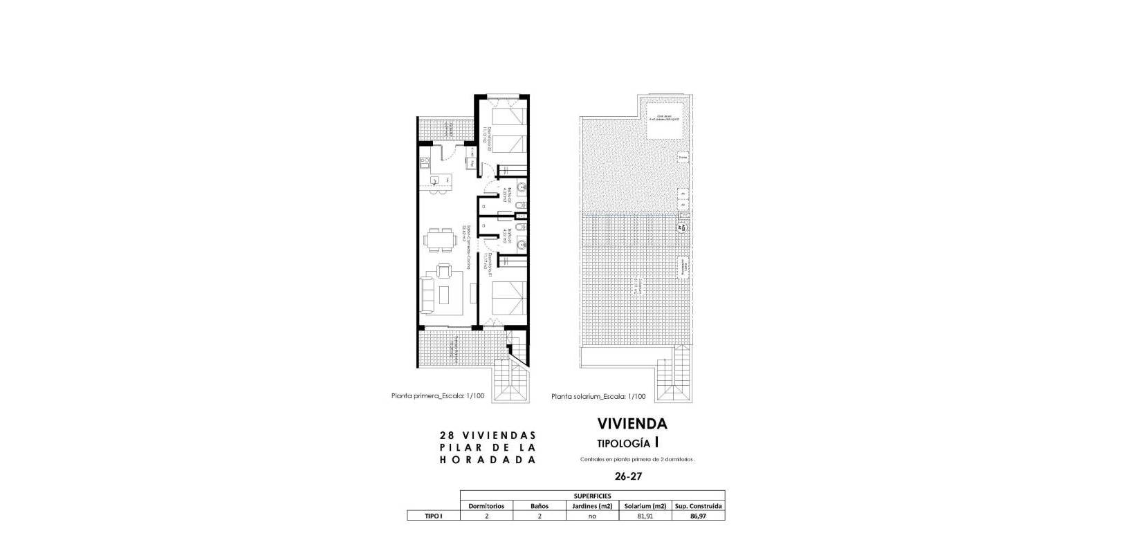 New Build - Bungalow - Pilar de la Horadada - pueblo