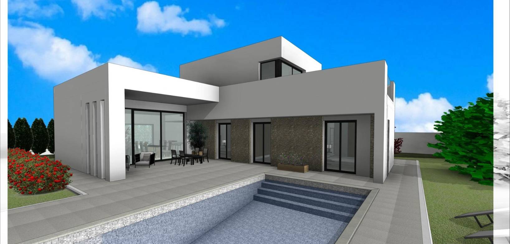 Nybyggnasjon - Villa - Aspe - Poligono 19