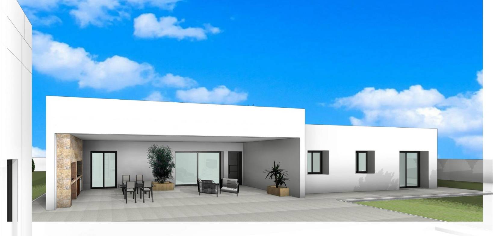 Nybyggnasjon - Villa - Aspe - Poligono 19