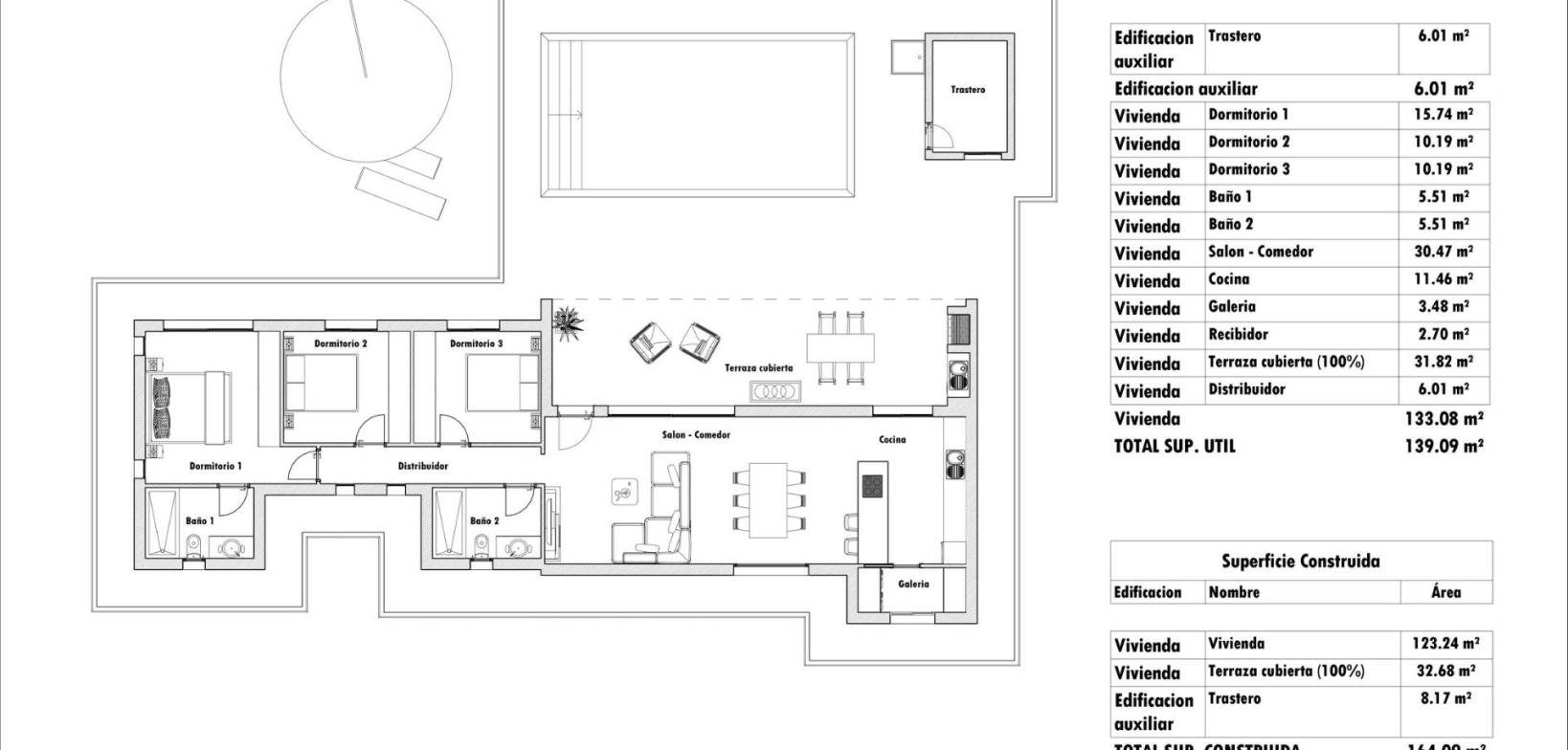 Nybyggnasjon - Villa - Aspe - Poligono 19