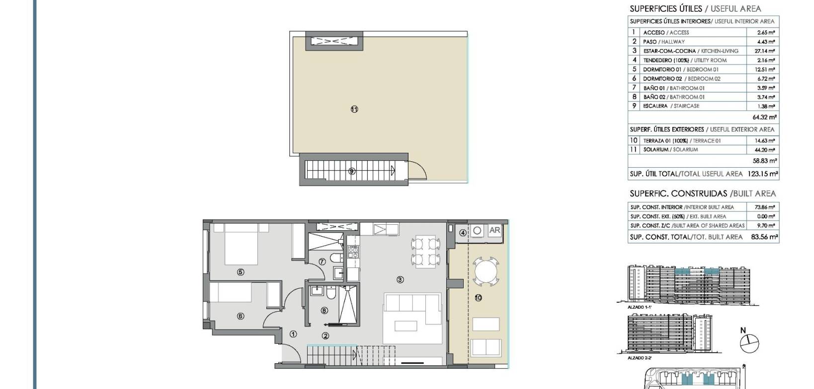 Nybyggnasjon - Toppleilighet - Torrevieja - Punta prima
