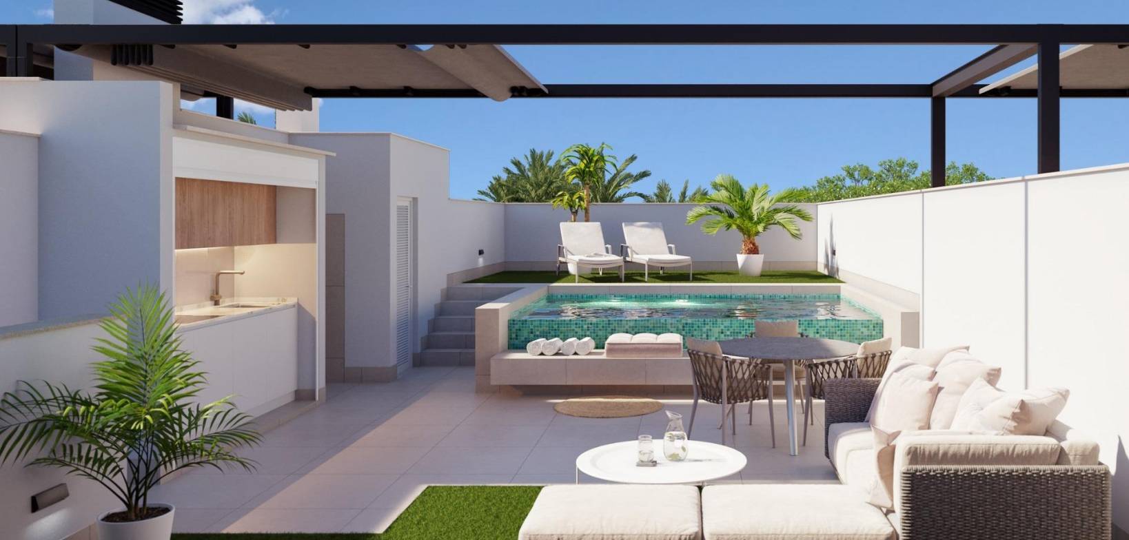 New Build - Bungalow - Pilar de la Horadada - parques de Andromeda