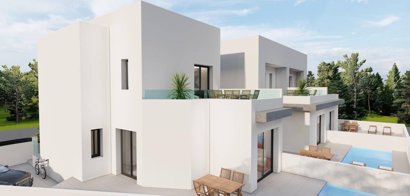 Nybyggnasjon - Villa - Daya Nueva - pueblo