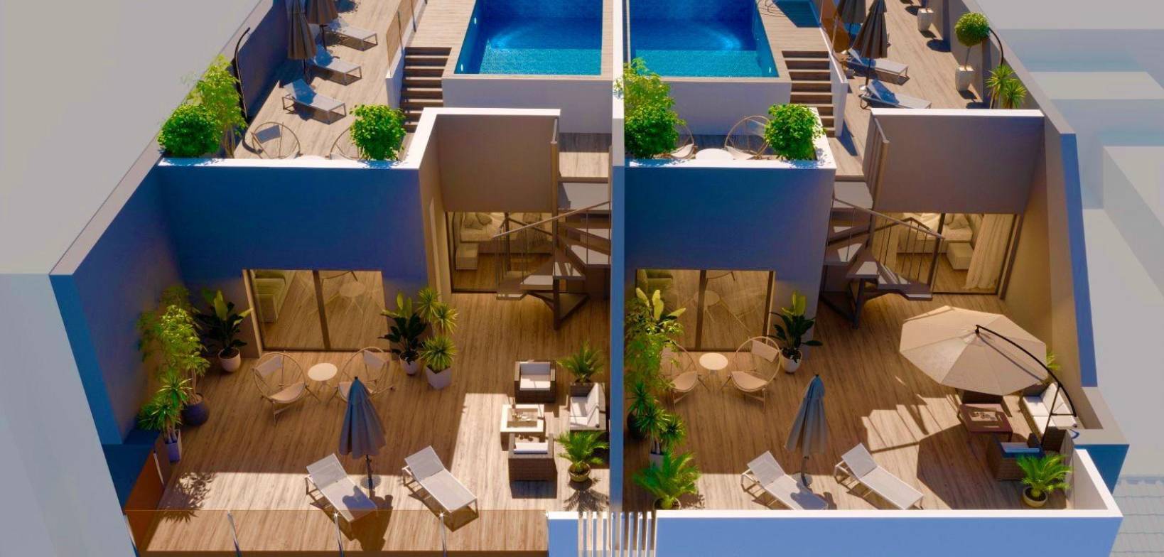Nybyggnation - Takvåning - Torrevieja - Centro